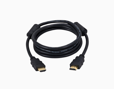 Cabo HDMI, transmite áudio e vídeo HD entre dispositivos como TVs, computadores e projetores.
